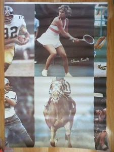 Póster colgante de pared raro SPORTS ILLUSTRATED 91103 SECRETARÍA DE CHRIS EVERT - Imagen 1 de 10