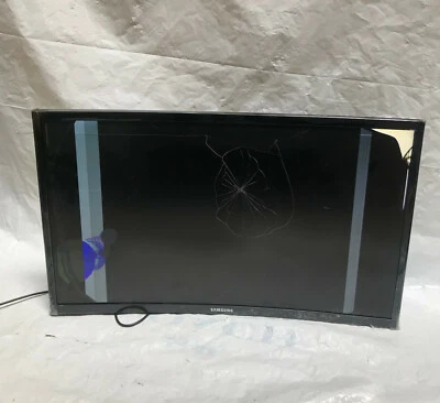 Samsung C24F390 24" Curved LED Monitor **AS IS FOR PARTS** - Image 1 of 3