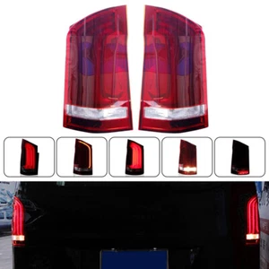 2X For Mercedes Benz Vito W447 2016-22 LED Dynamic Rear Tail Light Brake Lamps - Picture 1 of 18