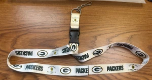 Green Bay Packers (White) Breakaway Lanyard - Picture 1 of 1