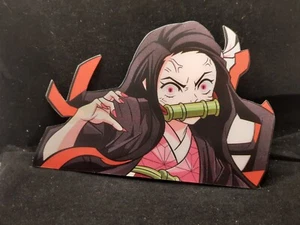 Demon Slayer Nezuko Kamado Claws Lenticular Window Peeker Decal US SELLER! - Bild 1 von 2