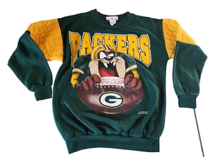 1997 NFLP By Sportonics Packers  & Looney Tunes football Sweaters Carl's Herr - Picture 1 of 8