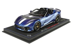 FERRARI 812 COMPETIZIONE APERTA LIM.ED. 24 PCS BLU ABU DHABI NO DISPLAY BBR 1/18 - Foto 1 di 2
