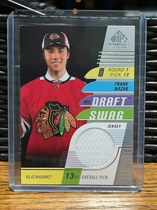 2024-25 SP Game Used Hockey - DS-6 Frank Nazar - Draft Swag /100 Rookie RC - Picture 1 of 2