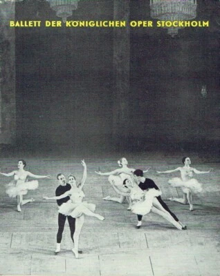 Ballett Oper Stockholm Schweden Programmheft Eintrittskarte Gastspiel DDR 1960 - Bild 1 von 3
