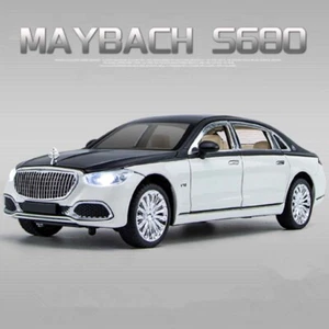 1/22 Maybach S680 Alloy Car Model Diecast Metal Toy Vehicle Childrens Gift Kids - Picture 1 of 26