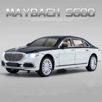 1/22 Maybach S680 Alloy Car Model Diecast Metal Toy Vehicle Childrens Gift Kids - Image 1 of 4