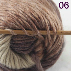 1Ball x 50g Soft Multi-Color Chunky DIY Hand-Woven Knitting Scores Wool Yarn - Picture 1 of 47