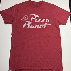 Adult Medium Toy Story Pizza Planet Logo Red T-Shirt Disney Pixar - Picture 1 of 8