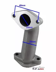 Chinese Intake Manifold For 50cc 70cc 90cc 110cc 125cc Dirt Bike ATV Go Kart - Picture 1 of 3