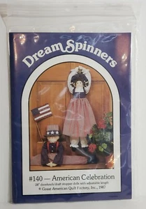 Dream Spinners #140 American Celebration 28" Türklinke Draft Stop Schnittmuster - Bild 1 von 3