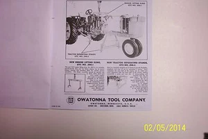 JOHN DEERE 3010-4010 SPECIAL SERVICE TOOLS BULLETINJDG-1-2 - Bild 1 von 4