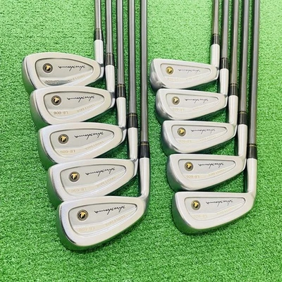 HONMA LH Iron Set LB-606 3-11,S TITANIUM CARBON M-40 Flex R-1 Left Handed STORE - Image 1 of 4