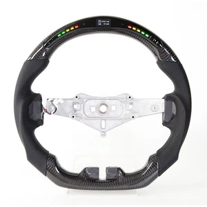 Real Carbon Fiber LED Steering Wheel Fit Dodge Charger Challenger Durango 11-14 - Picture 1 of 5