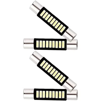 4x 29mm LED Vanity Mirror Light Bulbs For Dodge Compatible White Shade - Image 1 of 4