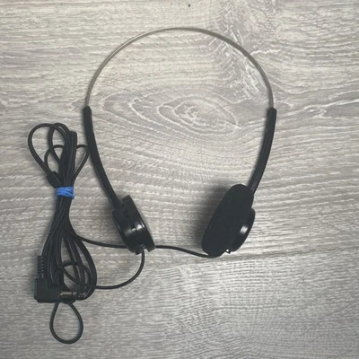 Cuffie stereo Aiwa HP-M16 Dynamic nere per walkman testate e funzionanti - Immagine 1 di 4