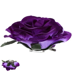 2 in Rose Hair Clamps Flower Pin Women Brooches Floral Clips for - Picture 1 of 12