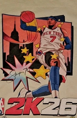 Camiseta Carmelo Anthony 2k26 Gráfica Rara (M) Foto 1 de 4