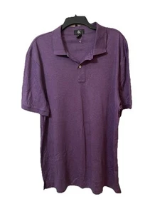 Camisa Polo Calvin Klein Para Hombres XL (50" Pecho) Púrpura Tejido Suave Polo Nueva Sin Etiquetas - Imagen 1 de 7