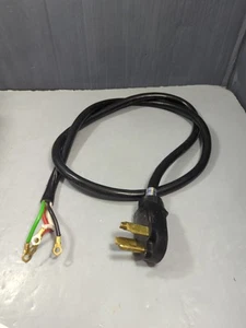 4 Prong 220V Dryer / Stove Power Cord 6' Long Black - Picture 1 of 5
