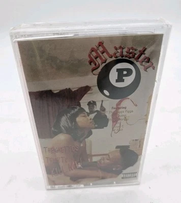 RARE Master P The Ghetto's Tryin To Kill Me Cassette Tape 1994 No Limit Records  — 第 1/4 张图片