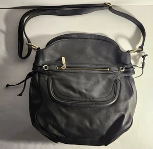 Antonio Melanlo Umhängetasche schwarz Leder - Bild 1 von 6