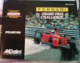 NES Ferrari Grand Prix Challenge &bull; Zustand Gut &bull; Anleitung &bull; NOE &bull; Nintendo &bull;