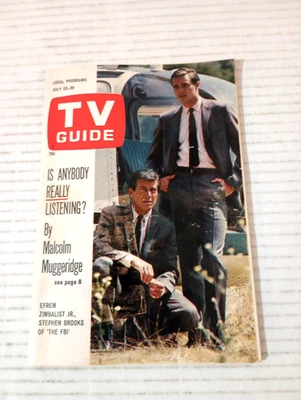 TV Guide UT ID July 23 1966 Efrem Zimbalist Stephen Brooks Strickfaden Munsters - Image 1 of 4