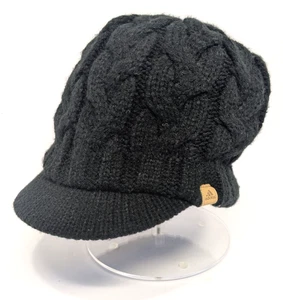 Adidas Damen Strick Schirmmütze Beanie schwarz Zopfmuster Wintermütze Einheitsgröße - Bild 1 von 3