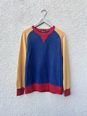 LVC 1950's Color-Block Sweatshirt Multicolor Size Small Western Style Pullover - Image 1 of 4
