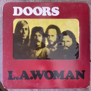 THE DOORS LA Woman - 1971 1st Press Elektra LP Die-Cut Cover Uncensored TOP COPY - Picture 1 of 5