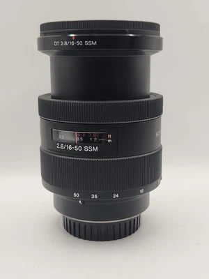 SONY DT 16-50mm F2.8 SSM A-Mount Zoom Lens Model SAL1650 W/UV Filter - Image 1 of 4