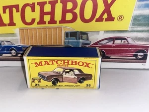 Vintage Boxed Matchbox Ford Cortina No. 25 Excellent Condition! - Picture 1 of 11