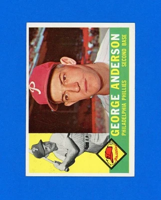 1960 年 Topps 棒球 # 34 George Anderson EX-EXMINT *ValueBC.eStore* — 第 1/2 张图片