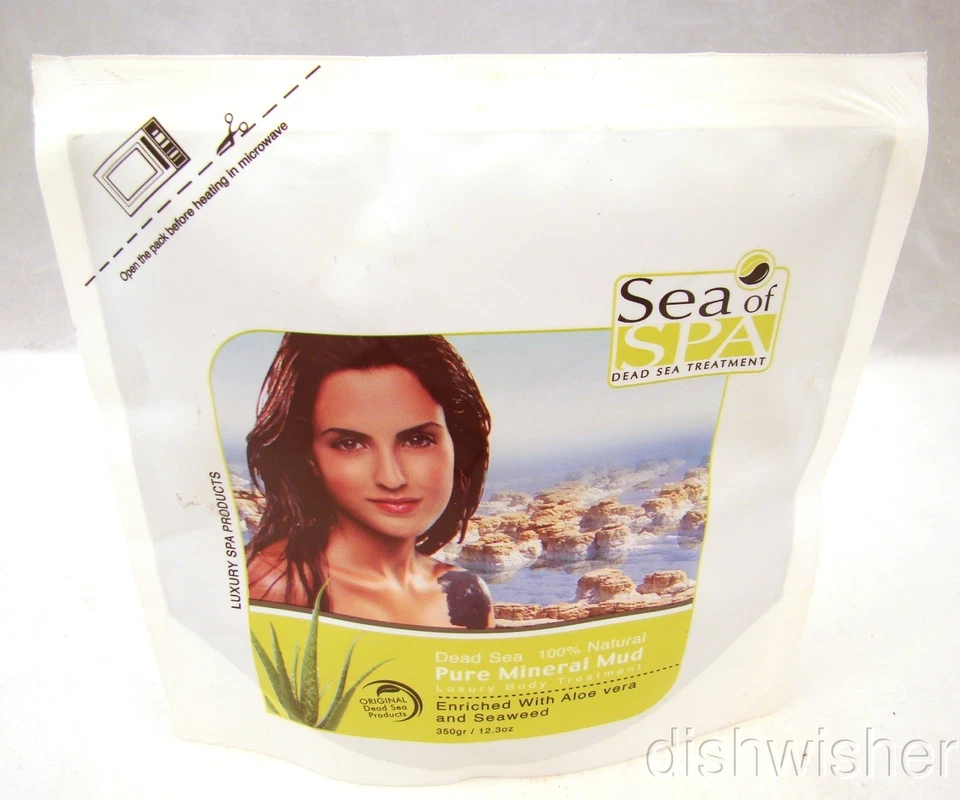 Sea of Spa Мертвое море чистая минеральная грязь с алоэ вера 350 г 12,3 унц новый без коробки запечатанный - Изображение 1 из 3