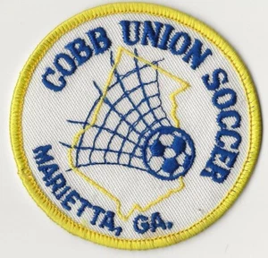Patch vintage COBB UNION CALCIO Marietta Georgia. - Foto 1 di 1
