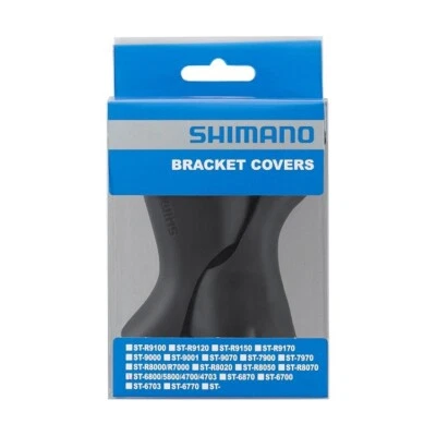 Shimano STI Hoods Pair – Fits ST-6800 Ultegra, ST-5800 105, ST-4700 Tiagra Black - Image 1 of 4