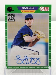 Steve Hajjar Auto RC 2021 Leaf Pro Set Baseball Minnesota Twins Rookie Prospect - Picture 1 of 2