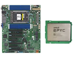 AMD epyc 7f32+Supermicro H12SSL-i 8 cores 16 threads 3.7ghz up to 3.9ghz combo - Picture 1 of 1