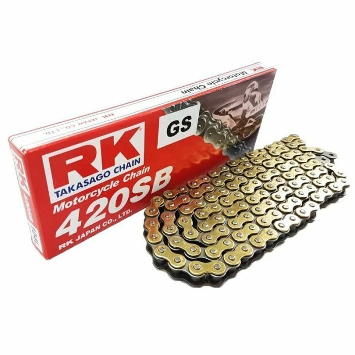 RK Standard 420 Non O-Ring Chain GS420SB - 136 Links, Gold - image 1 of 1