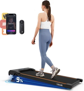 Walking Pad under Desk Treadmill, 2.5HP Quiet Brushless Small Treadmill for Home - Picture 1 of 6