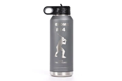 Baseball Team Player & Coach Gift: Personalized Water Bottle, Little League - Image 1 of 4