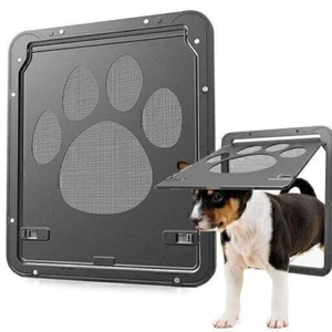 Für Fliegengitter Katzenklappe Hundeklappe Haustierklappe Abschließbar m/Magnet - Bild 1 von 18