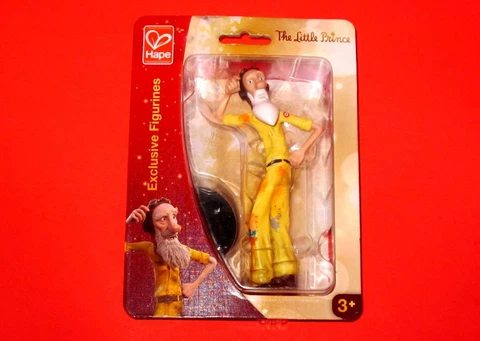 NEW HAPE THE LITTLE PRINCE AVIATOR PILOT ACTION FIGURE TOY SET w/ STAND 2015 NIB Cover