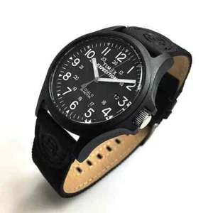 Men's Timex Expedition Acadia Black Nylon Strap Watch TW4B08100 TW4B081009J c41 - Picture 1 of 2