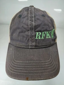 RFK Trucker Hat Mesh Snap Back Fish White blue ish - Picture 1 of 6