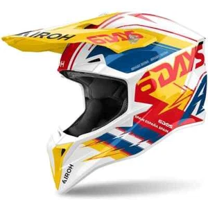 Airoh Wraap Six Days Spain 2024 Off Road Motorcycle Motocross Quad ATV MX Helmet - Picture 1 of 8