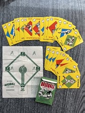 Ed-U-Cards 1957 Baseball Card Game Deck With Score Sheet