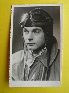 Old photo POST driver? Motorcyclists? Aviators? Agfa Paper 13.5cm x 8.5cm - Picture 1 of 2