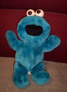 1996 Vintage TYCO Sesame Street Tickle Me Cookie Monster Plush Toy WORKS! - Picture 1 of 2